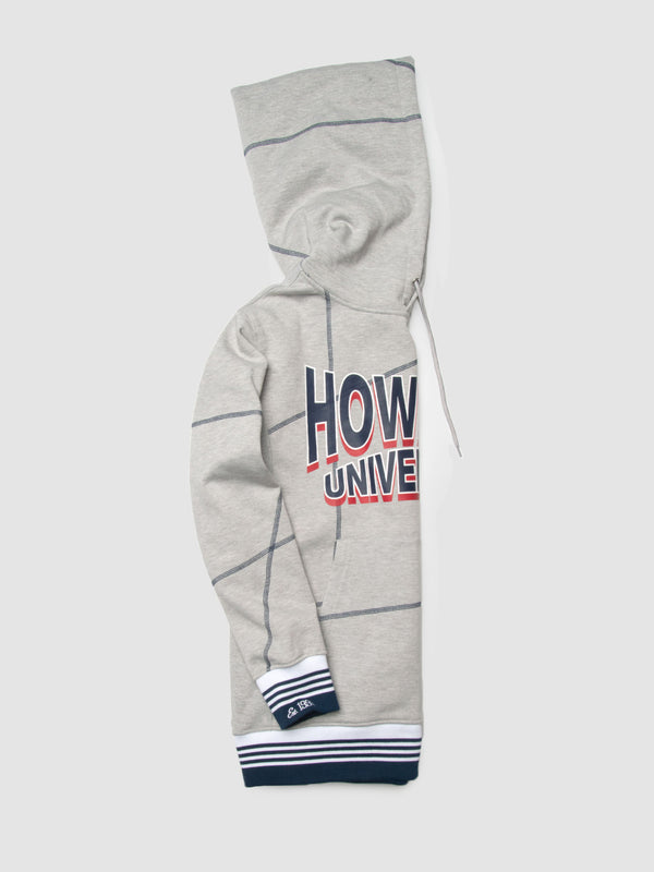 Howard University 93 Frankenstein Hoodie MDH.Grey / Navy Frankenstein Hoodie detail image