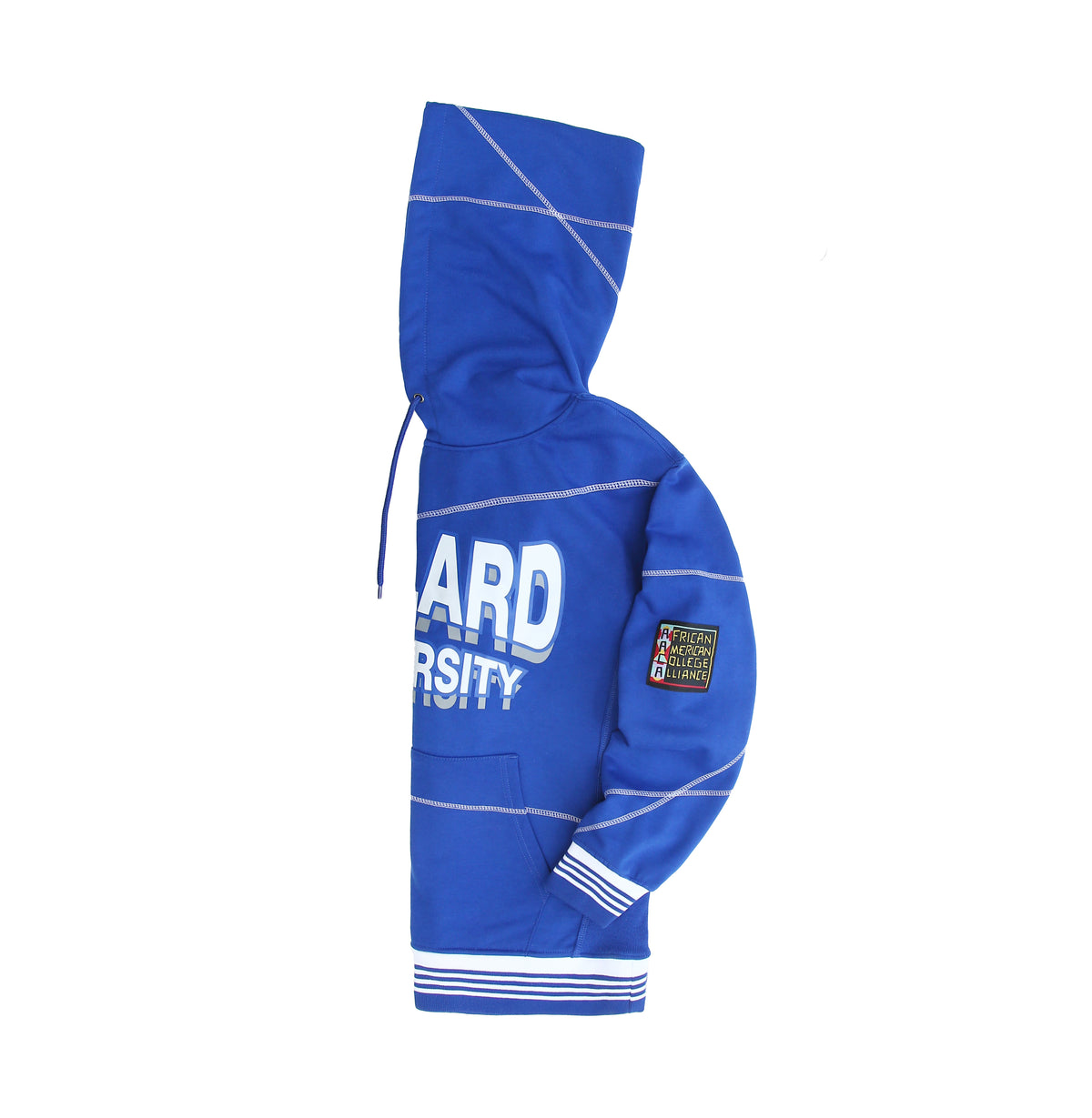 Dillard University 93 Frankenstein Hoodie Royal Blue/White Frankenstein Hoodie detail image