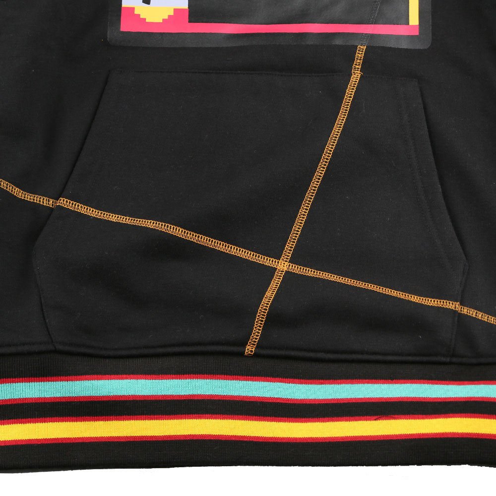 AACA Original 92 Frankenstein Stitched Hoodie Black/Gold Frankenstein Hoodie detail image