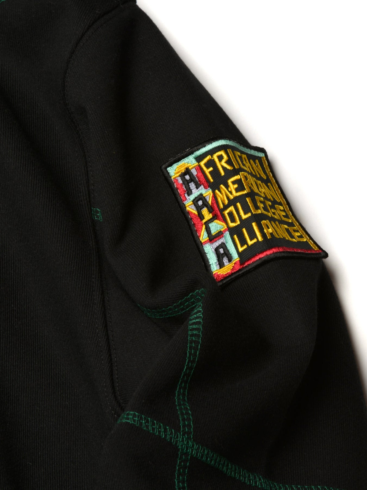 Norfolk State University Original '92 "Frankenstein" Crewneck Black / Green Frankenstein Crewneck detail image