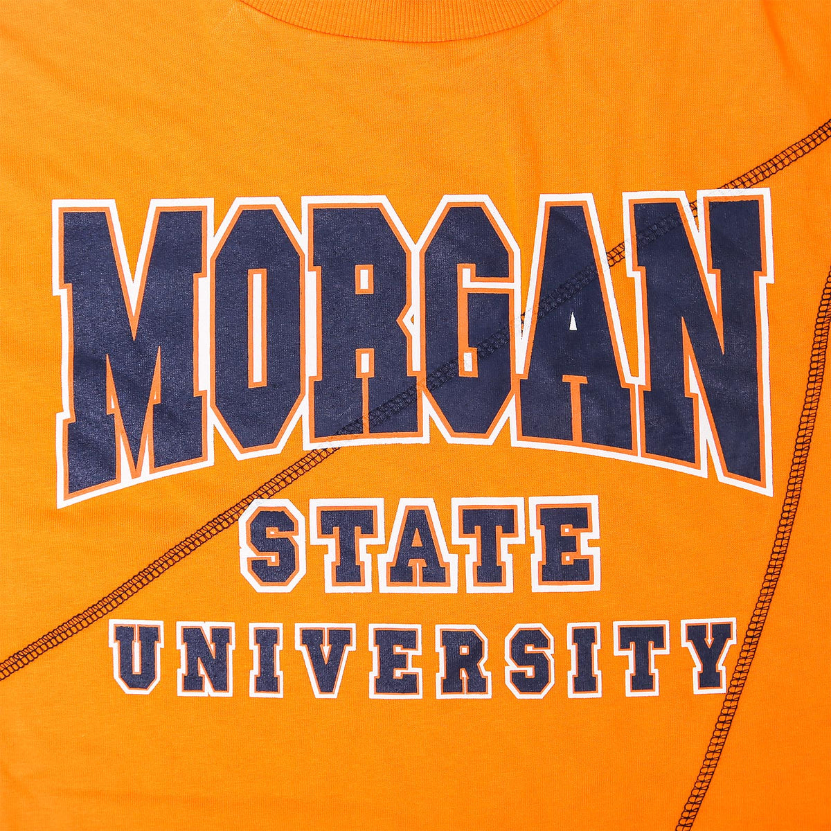 Morgan University Originals' AACA Classic T-Shirt Orange / Navy Morgan State University Classic Tee detail image