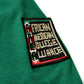 FTP Howard University 92 Frankenstein Stitched Hoodie Kelly Green / Red Frankenstein Hoodie detail image