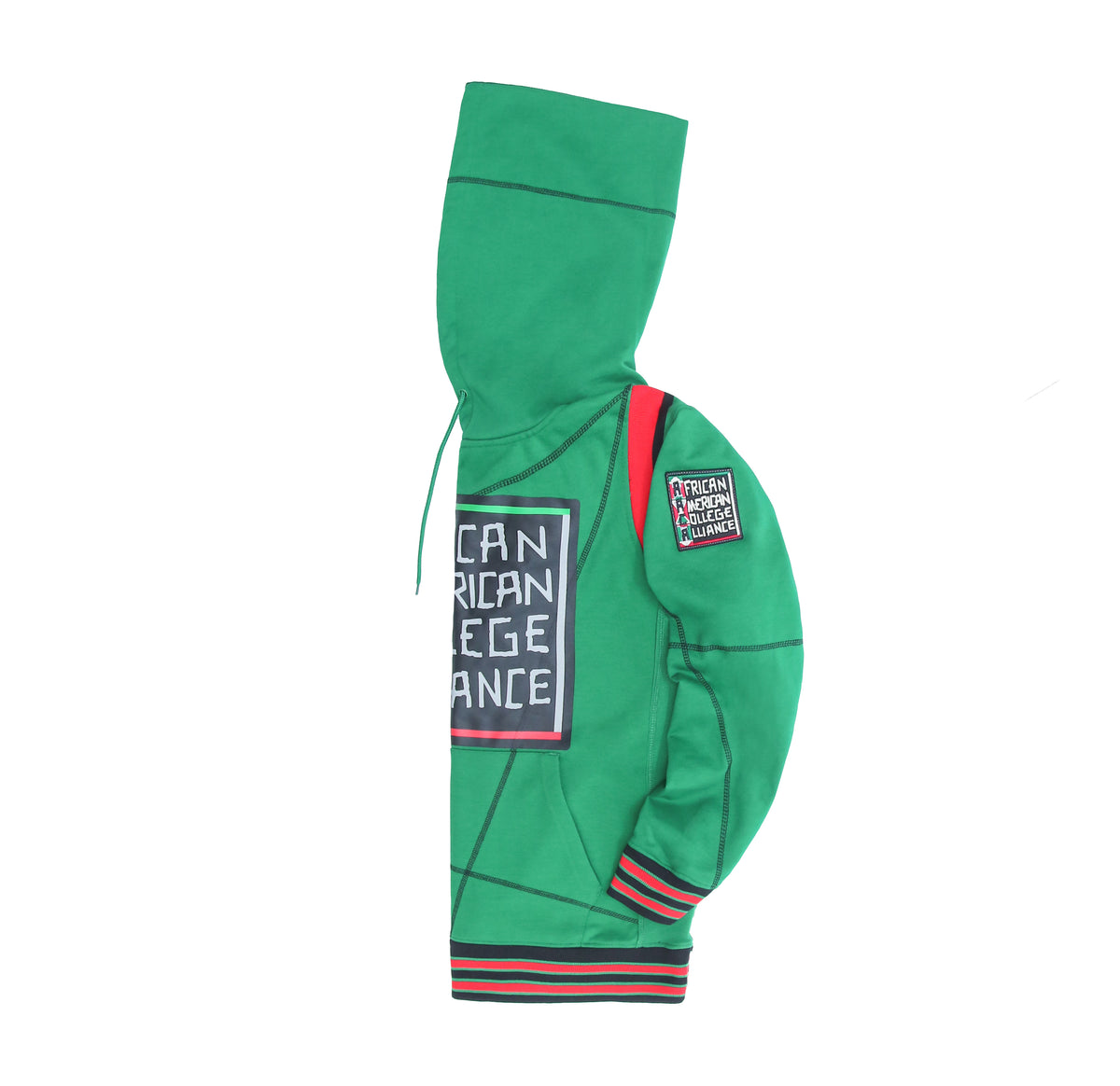 30th Anniversary FTP AACA Frankenstein Stitched Hoodie Kelly Green/Black Frankenstein Hoodie detail image