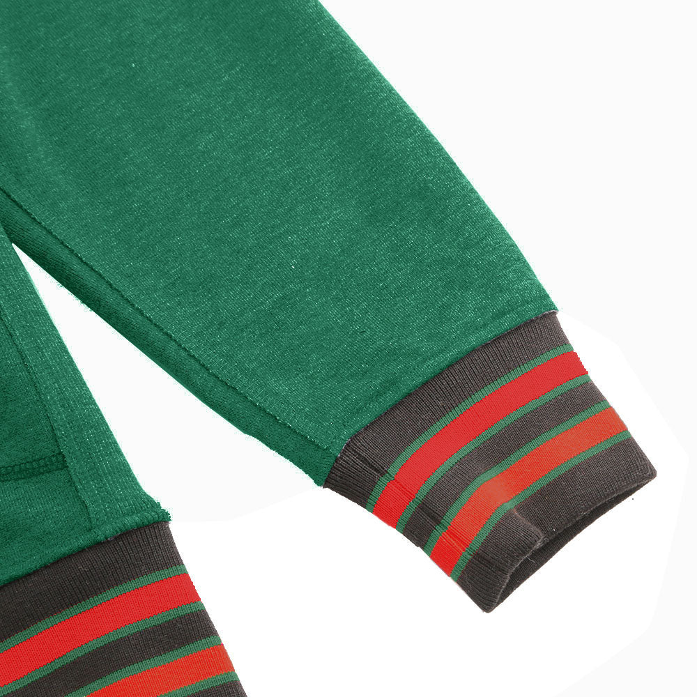 FTP AACA Original 92 Frankenstein Stitched Hoodie Kelly-Green/Black Frankenstein Hoodie detail image
