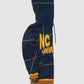 North Carolina A&T University 93 Frankenstein Hoodie Navy/Gold Frankenstein Hoodie detail image