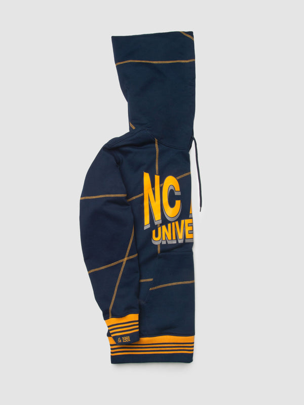 North Carolina A&T University 93 Frankenstein Hoodie Navy/Gold Frankenstein Hoodie detail image