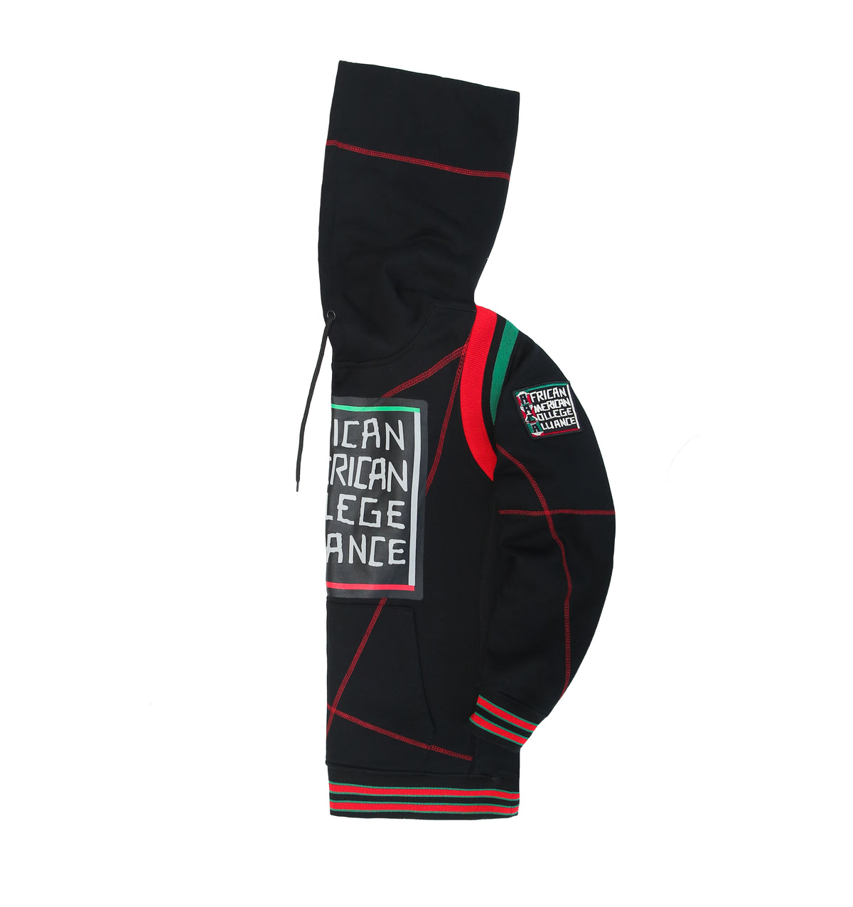 30th Anniversary FTP AACA Frankenstein Stitched Hoodie Black/Red Frankenstein Hoodie detail image