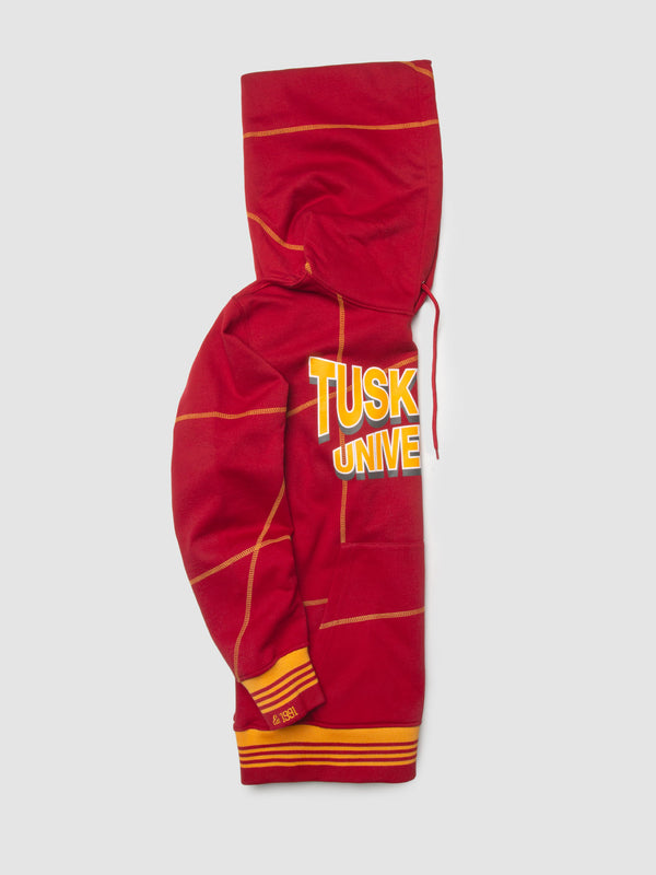 Tuskegee University 93 Frankenstein Hoodie Red/Gold Frankenstein Hoodie detail image