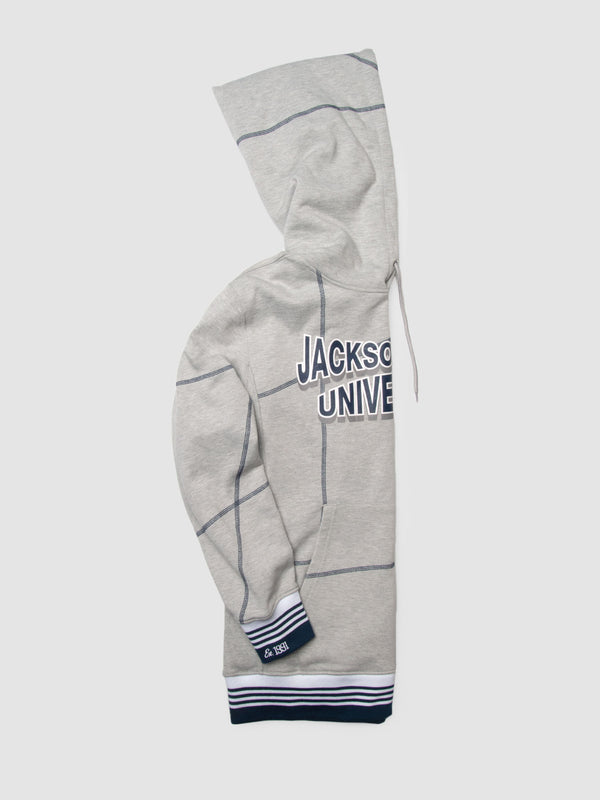 Jackson State 93 Frankenstein Hoodie MDH.Grey / Navy Jackson State University Frankenstein Hoodie detail image