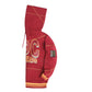 UDC FireBirds 93 Frankenstein Hoodie Red/Gold University of the District of Columbia Frankenstein Hoodie detail image