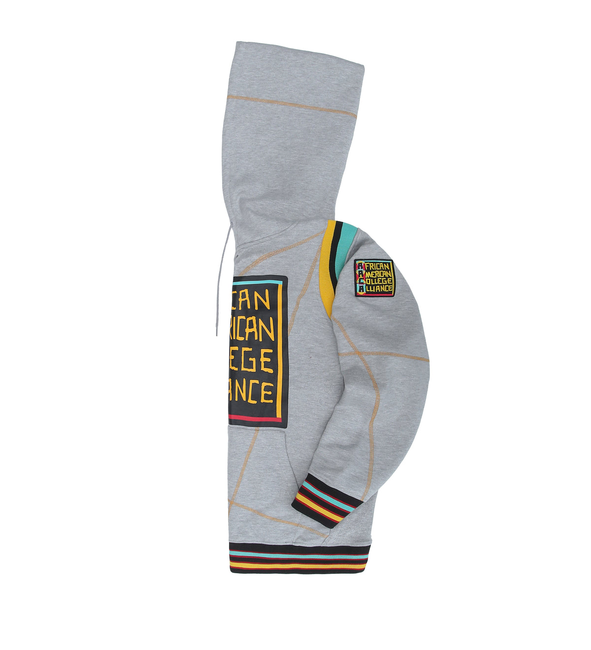 30th Anniversary AACA Frankenstein Stitched Hoodie MDH.Grey / Gold Frankenstein Hoodie detail image