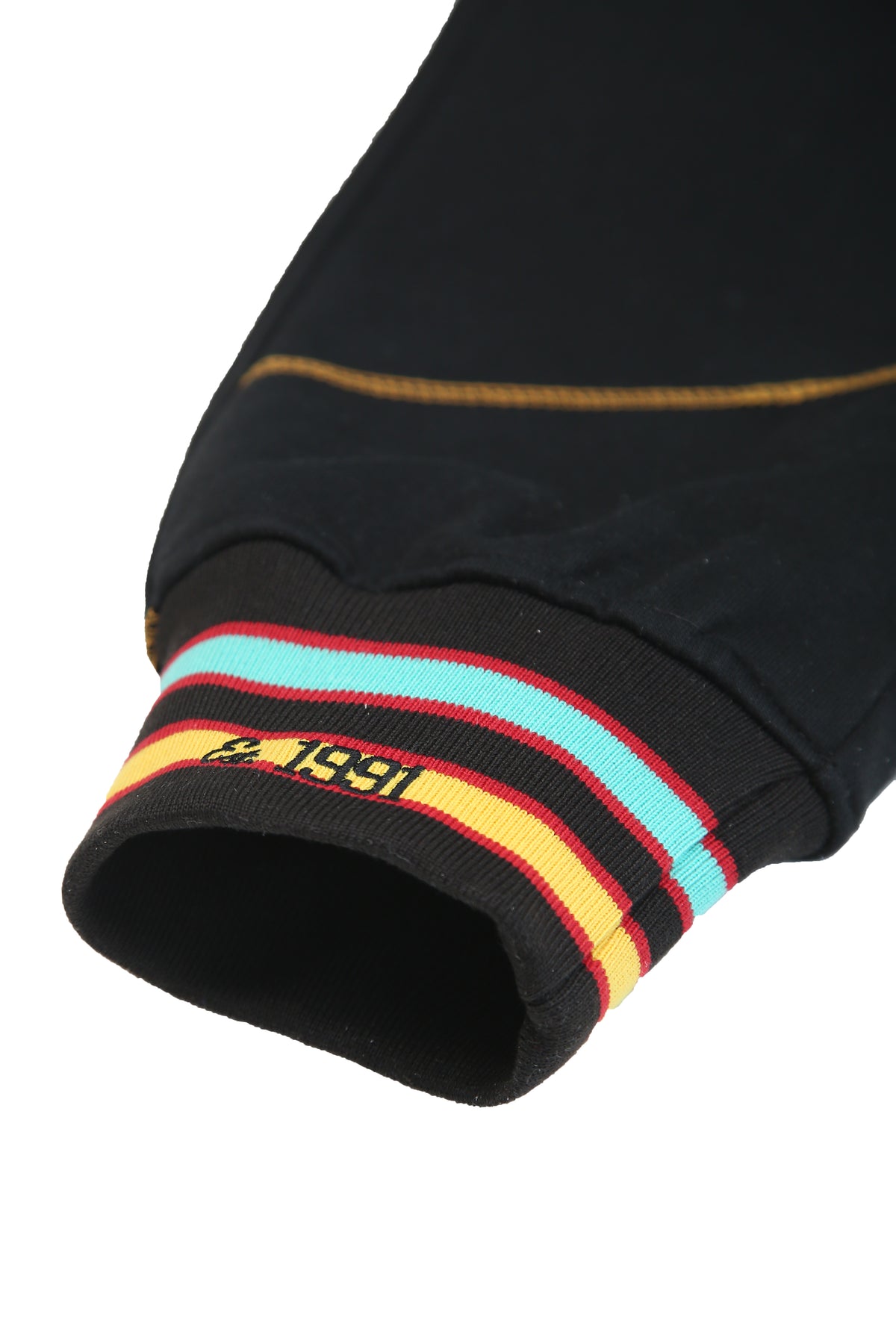 AACA Original 92 Frankenstein Stitched Sweatpants Black/Gold Frankenstein Sweatpants detail image