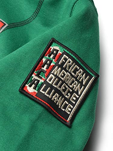 FTP Chicago State University AACA Original 92 Frankenstein Stitched Hoodie Kelly Green/Black Frankenstein Hoodie detail image