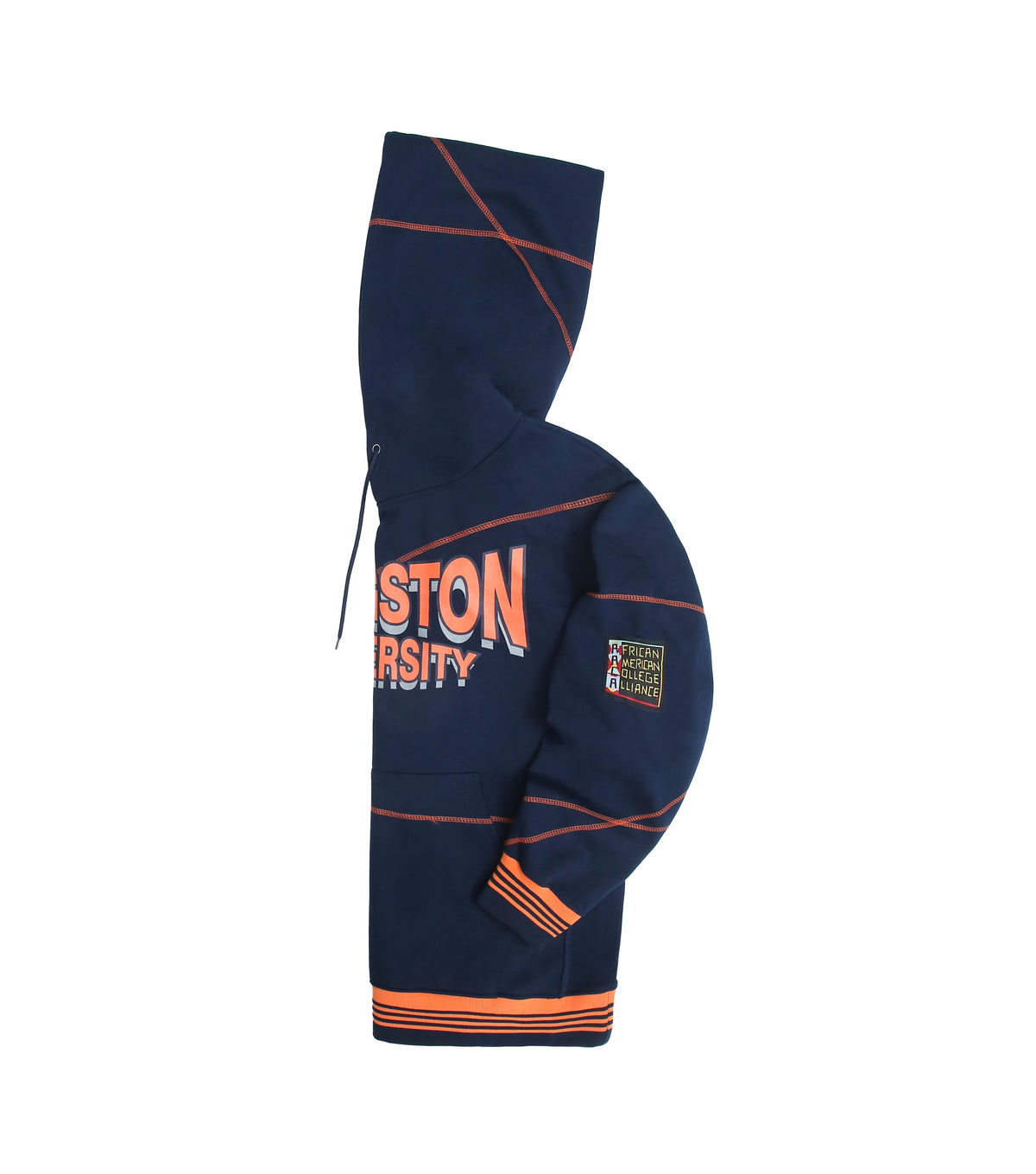 Langston 93 Frankenstein Hoodie Navy/Orange Frankenstein Hoodie detail image