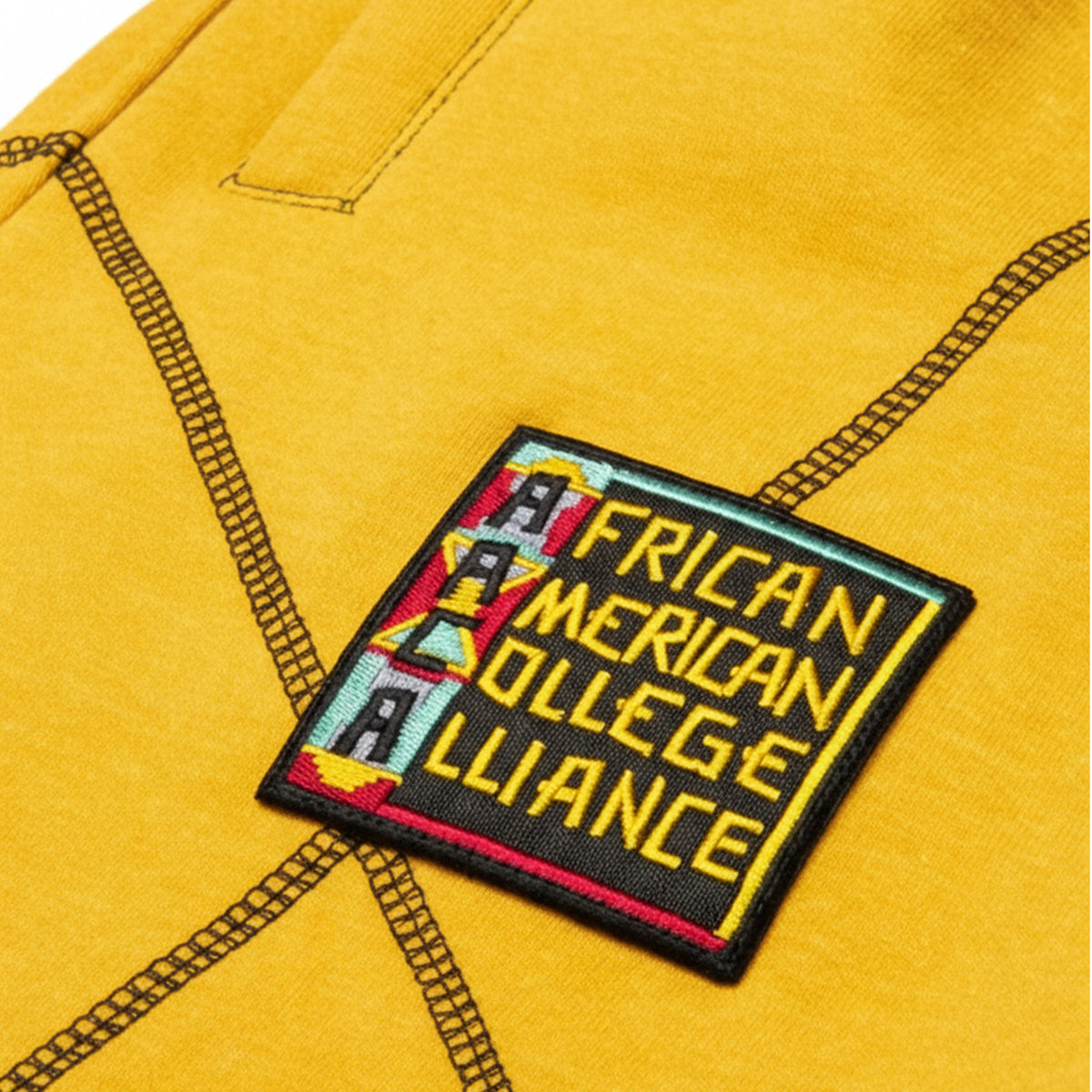 AACA Original 92 Frankenstein Stitched Sweatpants Goal/Black Frankenstein Sweatpants detail image