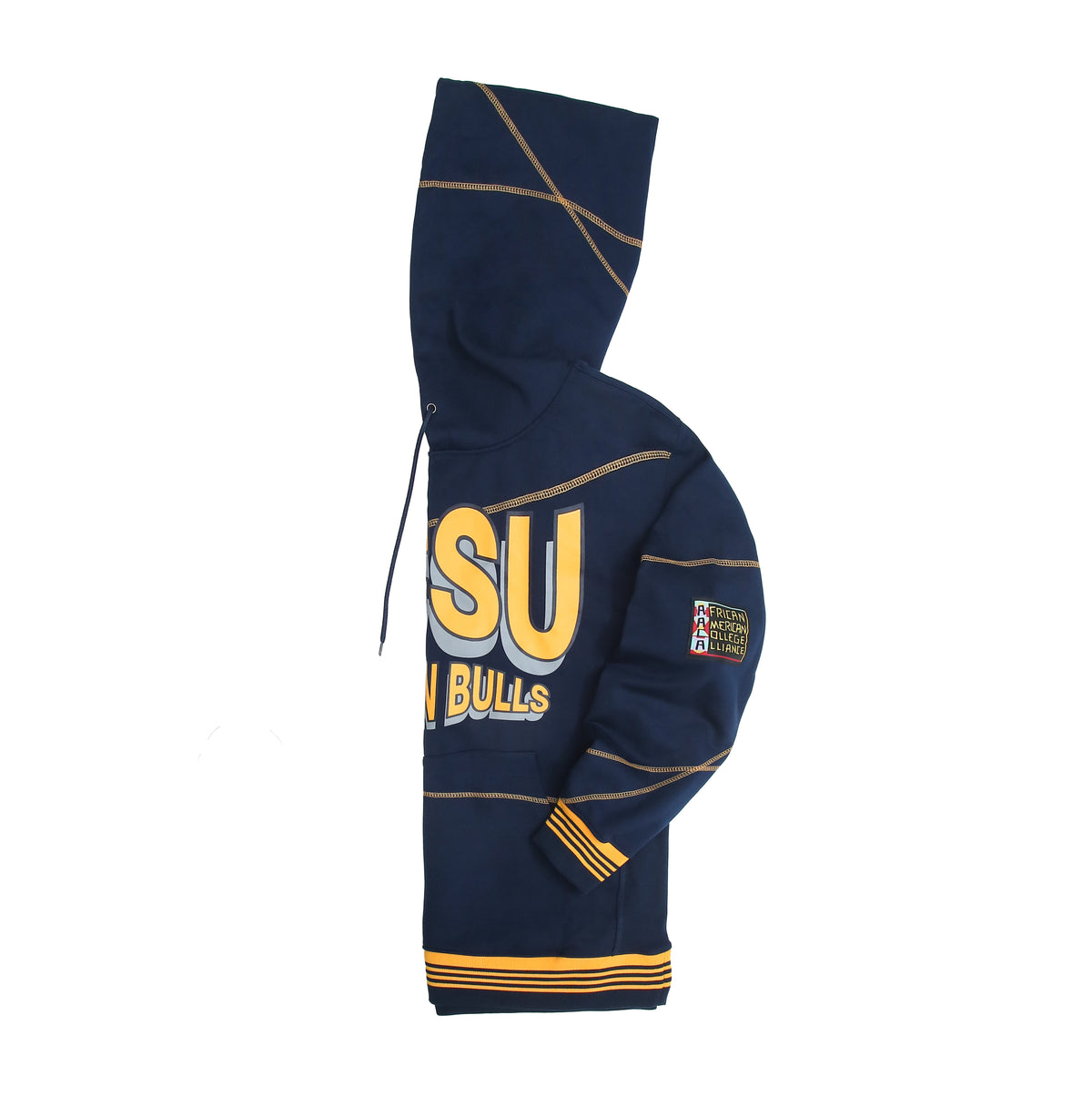 JSCU Golden Bulls 93 Frankenstein Hoodie Navy/Gold Frankenstein Hoodie detail image