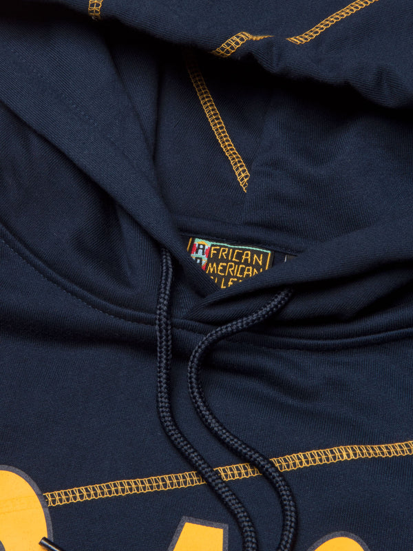 North Carolina A&T University 93 Frankenstein Hoodie Navy/Gold Frankenstein Hoodie detail image