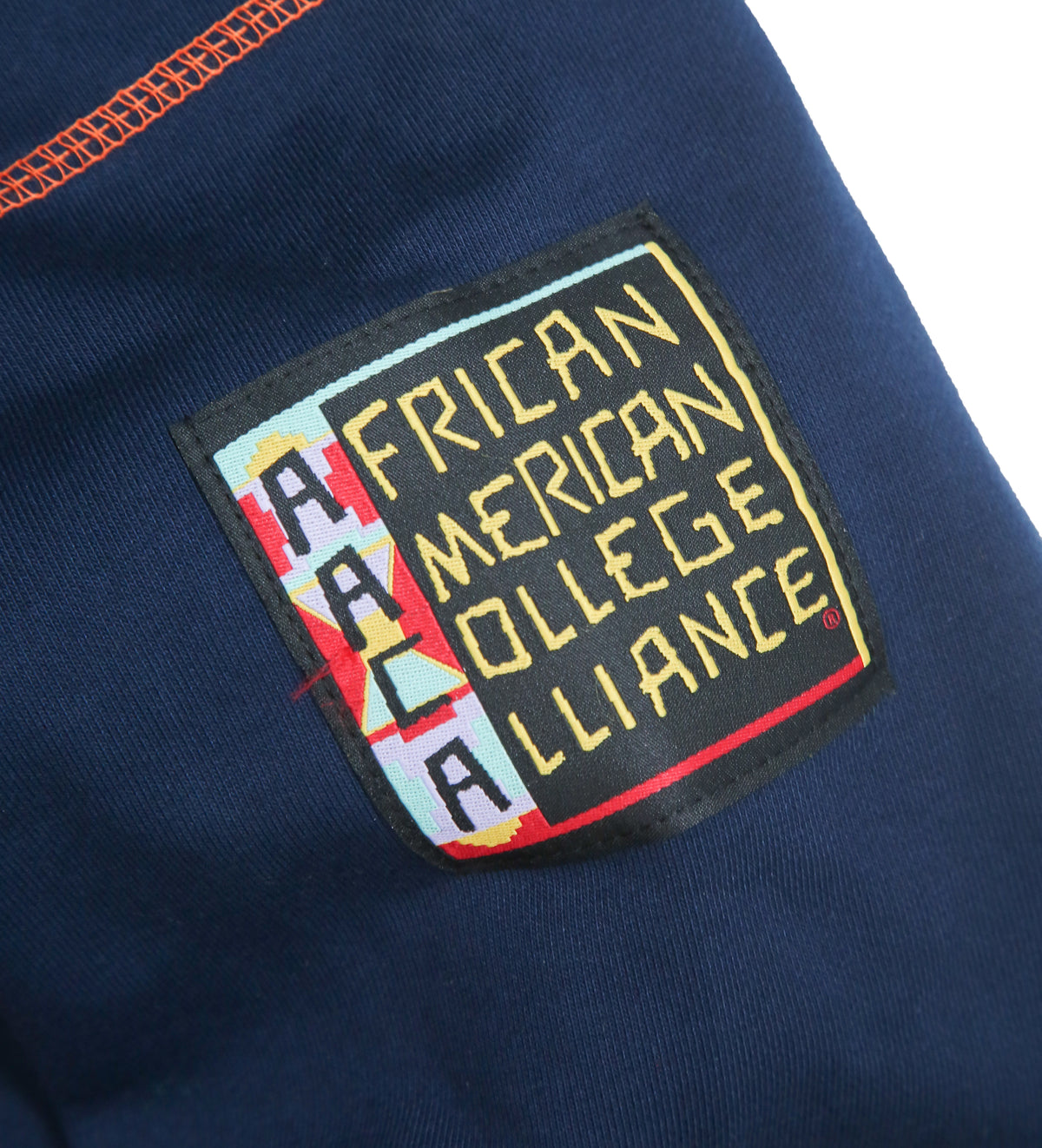 Langston 93 Frankenstein Hoodie Navy/Orange Frankenstein Hoodie detail image