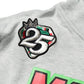 FTP Morgan State University 92 Frankenstein Stitched Hoodie MDH.Grey / Black Frankenstein Hoodie detail image