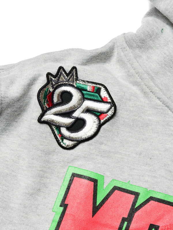 FTP Morgan State University 92 Frankenstein Stitched Hoodie MDH.Grey / Black Frankenstein Hoodie detail image
