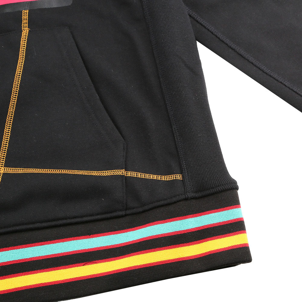 AACA Original 92 Frankenstein Stitched Hoodie Black/Gold Frankenstein Hoodie detail image