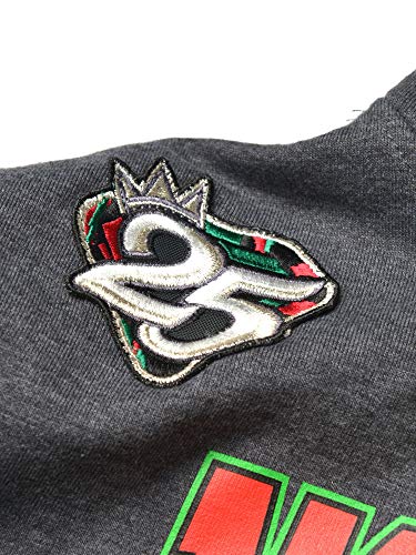 FTP Norfolk State University Classic 91 Hoodie Charcoal Grey / Kelly Green Classic Hoodie detail image