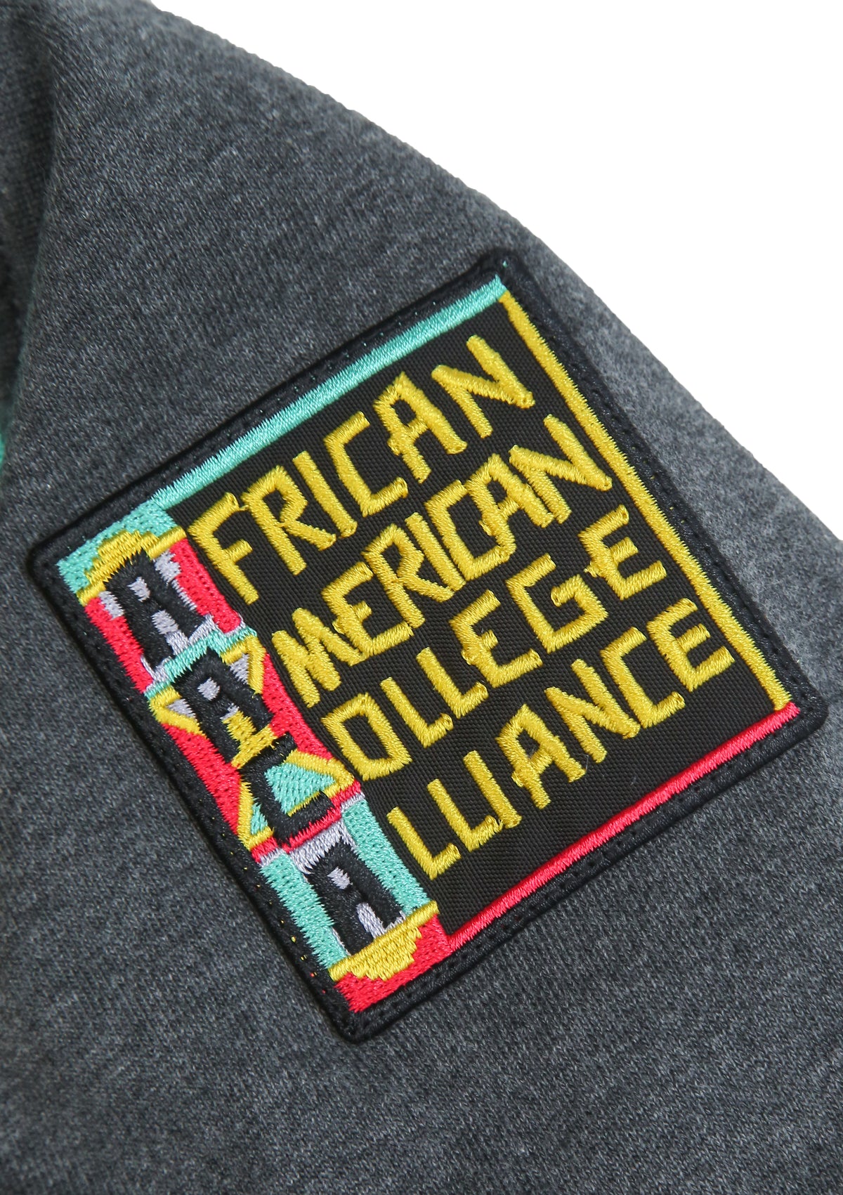 30th Anniversary AACA Frankenstein Stitched Hoodie Charcoal/Black Frankenstein Hoodie detail image