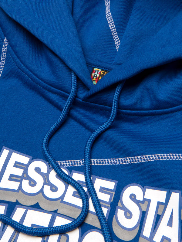 Tennessee State University Fresh 93 Frankenstein Hoodie Royal/White Frankenstein Hoodie detail image