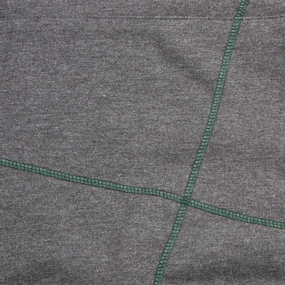 FTP AACA Original 92 Frankenstein Stitched Hoodie Charcoal/Kelly-Green Frankenstein Hoodie detail image