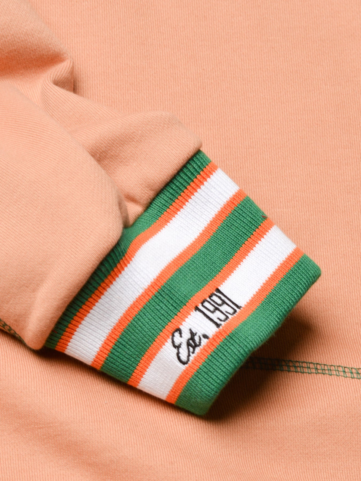 Florida A&M University Original '92 "Frankenstein" Crewneck Butter Rum / Kelly Green Frankenstein Crewneck detail image