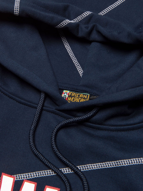 Howard University 93 Frankenstein Hoodie Navy/White Frankenstein Hoodie detail image