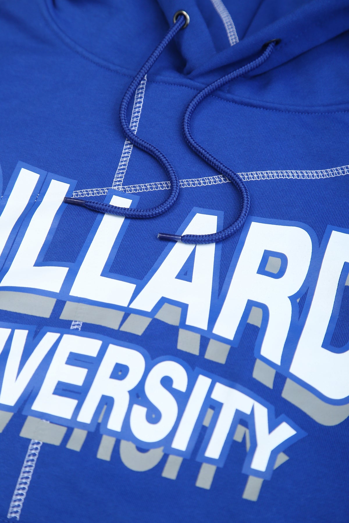 Dillard University 93 Frankenstein Hoodie Royal Blue/White Frankenstein Hoodie detail image