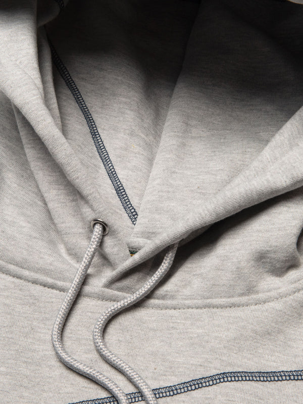 Howard University 93 Frankenstein Hoodie MDH.Grey / Navy Frankenstein Hoodie detail image