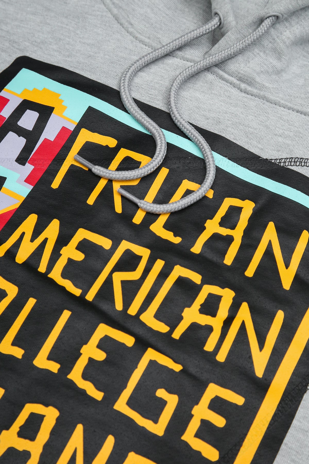 30th Anniversary AACA Frankenstein Stitched Hoodie MDH.Grey / Black Frankenstein Hoodie detail image