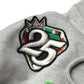 FTP Central State University Original 92 Frankenstein Stitched Hoodie MDH. Grey / Red Frankenstein Hoodie detail image