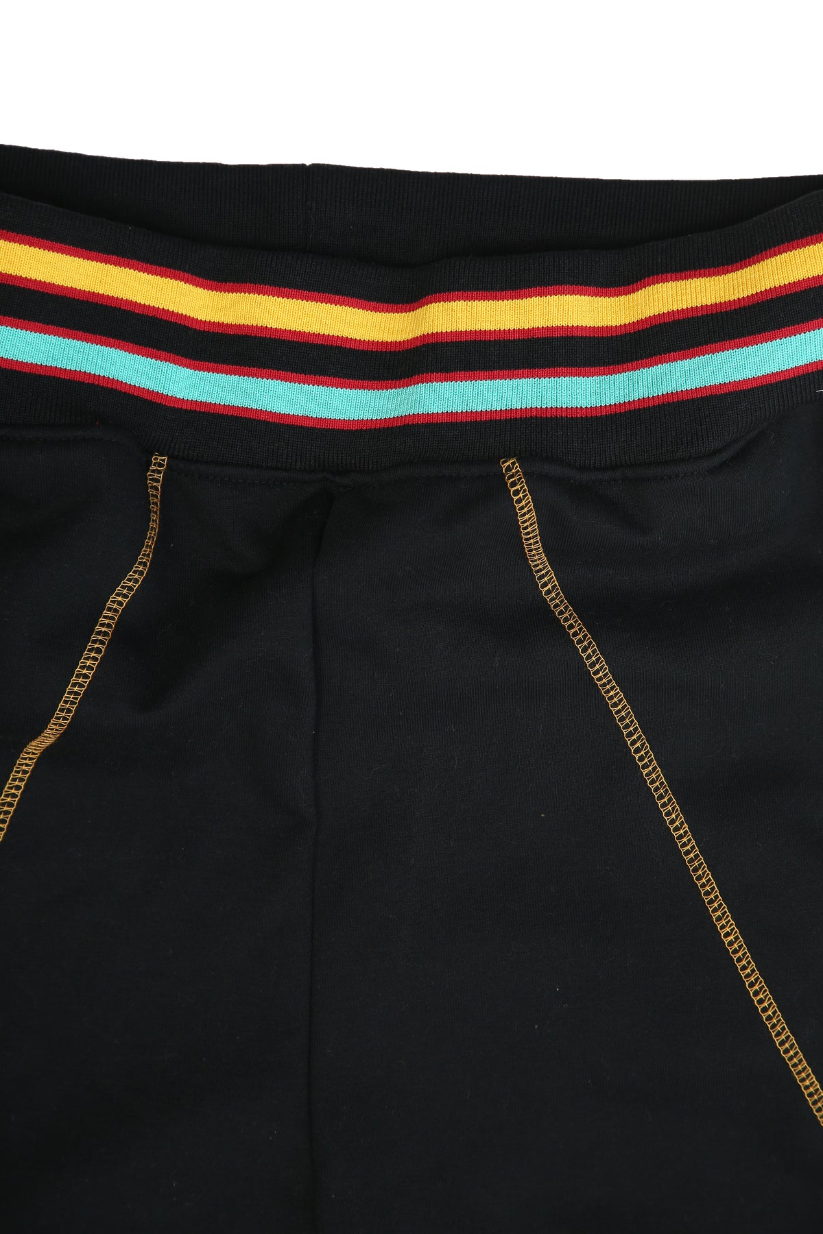 AACA Original 92 Frankenstein Stitched Sweatpants Black/Gold Frankenstein Sweatpants detail image