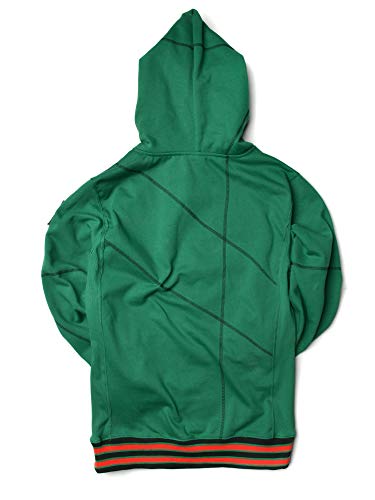 FTP Norfolk State Original 92 Frankenstein Stitched Hoodie Kelly Green/Black Norfolk State University Frankenstein Hoodie detail image