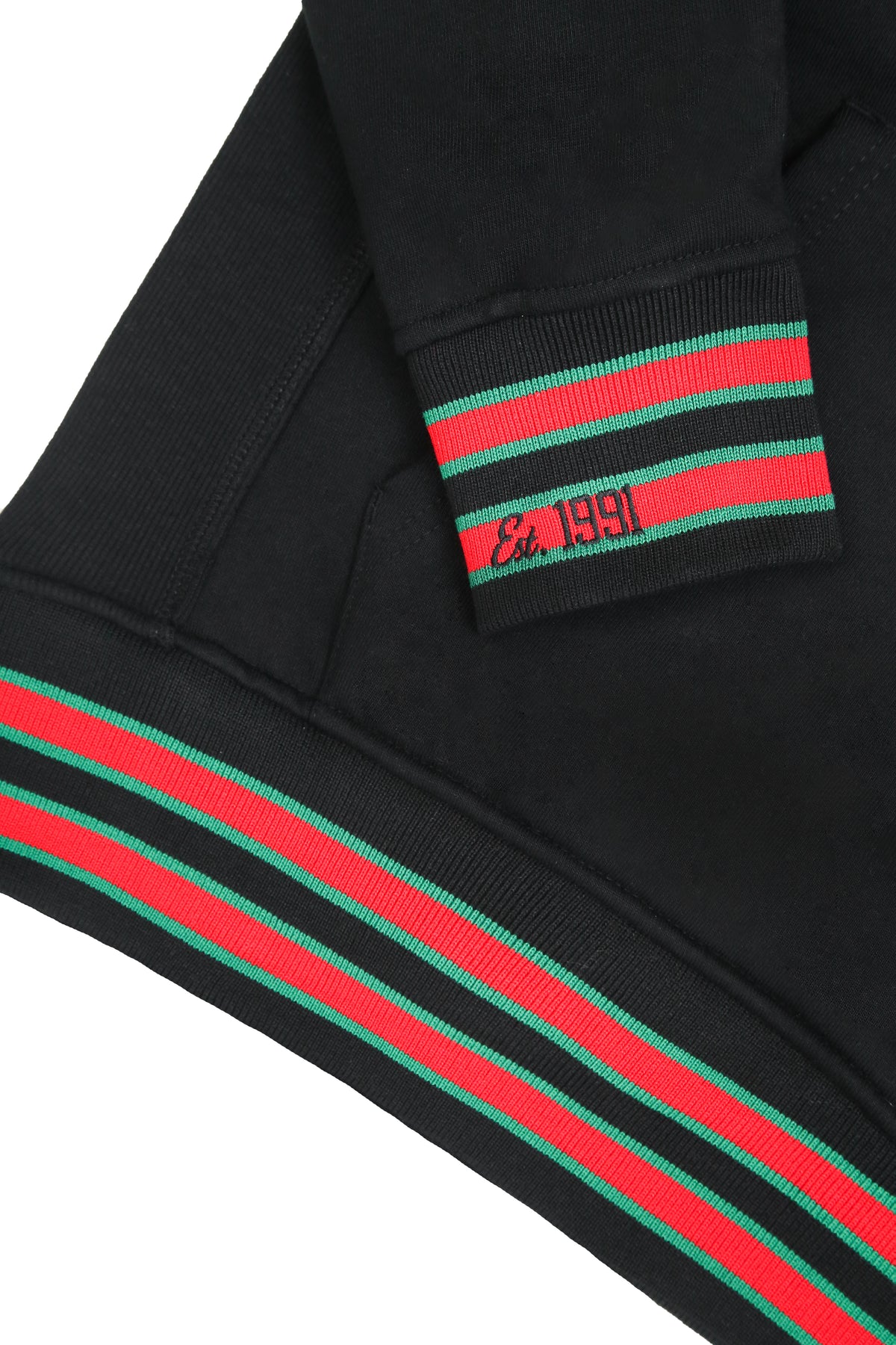 30th Anniversary FTP Compton Community College Hoodie All Black Compton College Classic Hoodie detail image