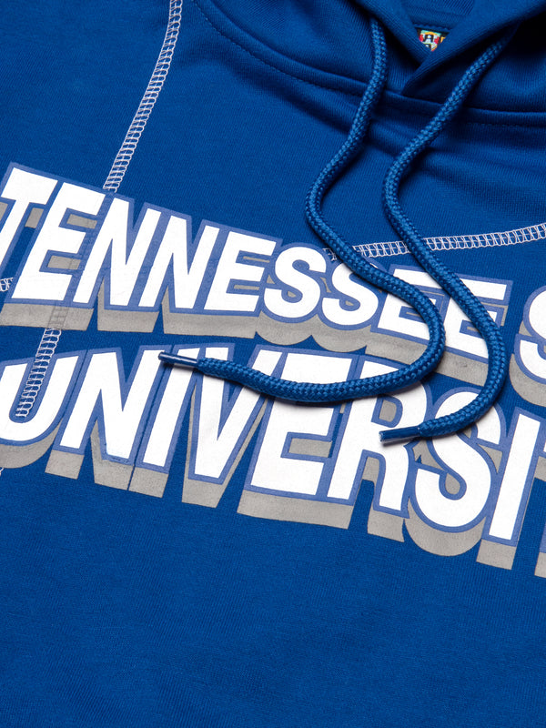 Tennessee State University Fresh 93 Frankenstein Hoodie Royal/White Frankenstein Hoodie detail image
