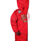 FTP Tuskegee University 92 Frankenstein Stitched Hoodie Red / Kelly Green Frankenstein Hoodie detail image