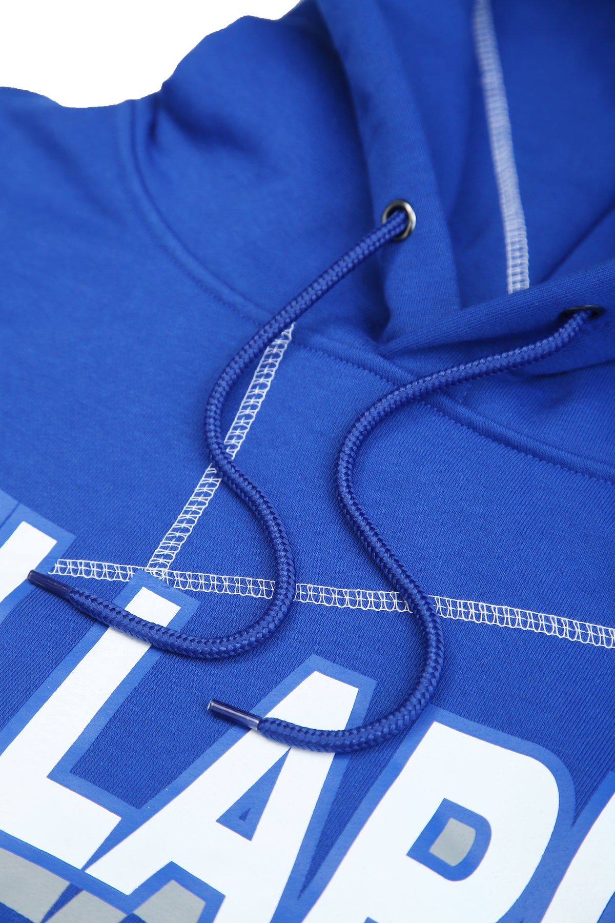 Dillard University 93 Frankenstein Hoodie Royal Blue/White Frankenstein Hoodie detail image