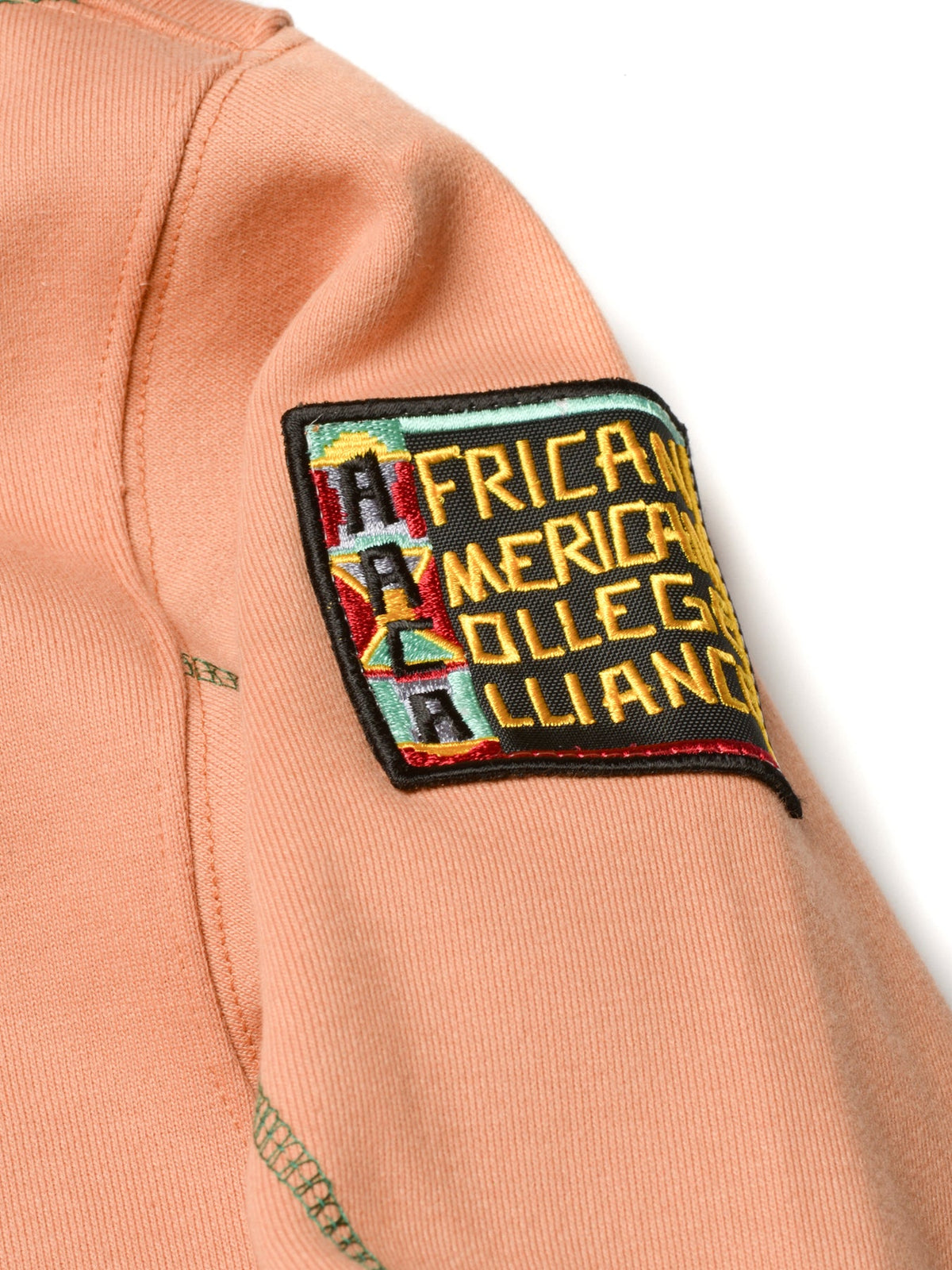 Florida A&M University Original '92 "Frankenstein" Crewneck Butter Rum / Kelly Green Frankenstein Crewneck detail image