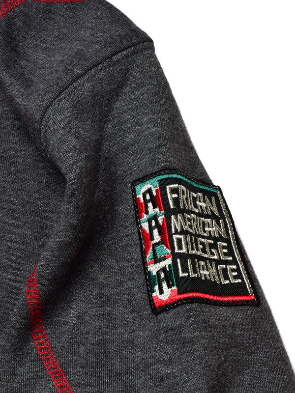 FTP Grambling State University AACA Original 92 Frankenstein Stitched Hoodie Charcoal/Red Frankenstein Hoodie detail image