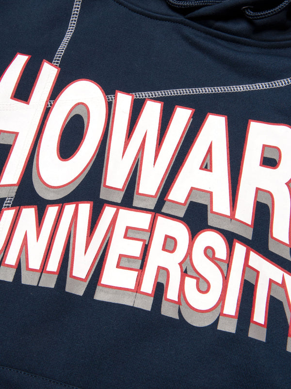 Howard University 93 Frankenstein Hoodie Navy/White Frankenstein Hoodie detail image