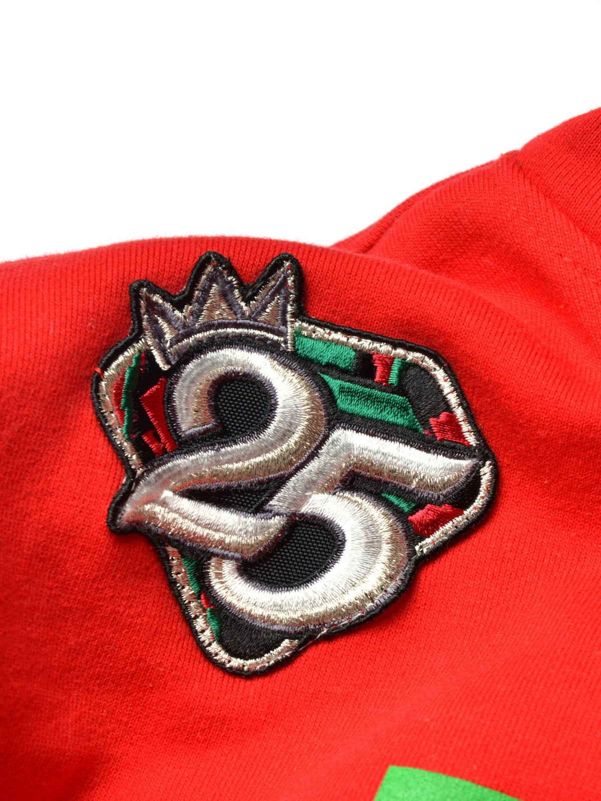 FTP Malcolm X College Classic 91 Hoodie Red Classic Hoodie detail image