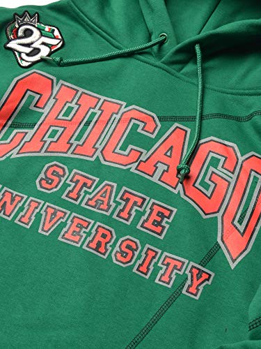 FTP Chicago State University AACA Original 92 Frankenstein Stitched Hoodie Kelly Green/Black Frankenstein Hoodie detail image