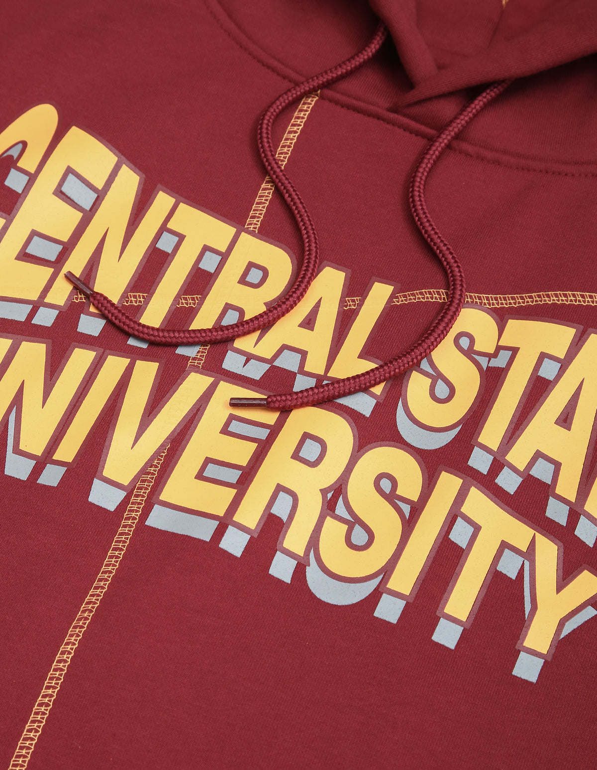 Central State University 93 Frankenstein Hoodie Maroon/Gold Frankenstein Hoodie detail image