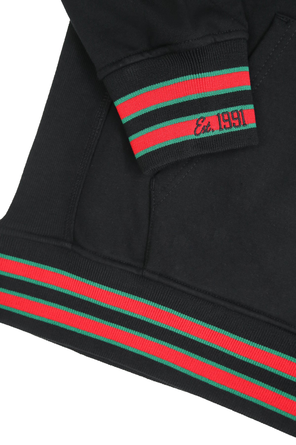 30th Anniversary FTP Malcolm X College Hoodie All Black Classic Hoodie detail image