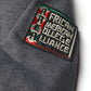 FTP Central State University 92 Frankenstein Stitched Hoodie Charcoal Grey/Red Frankenstein Hoodie detail image