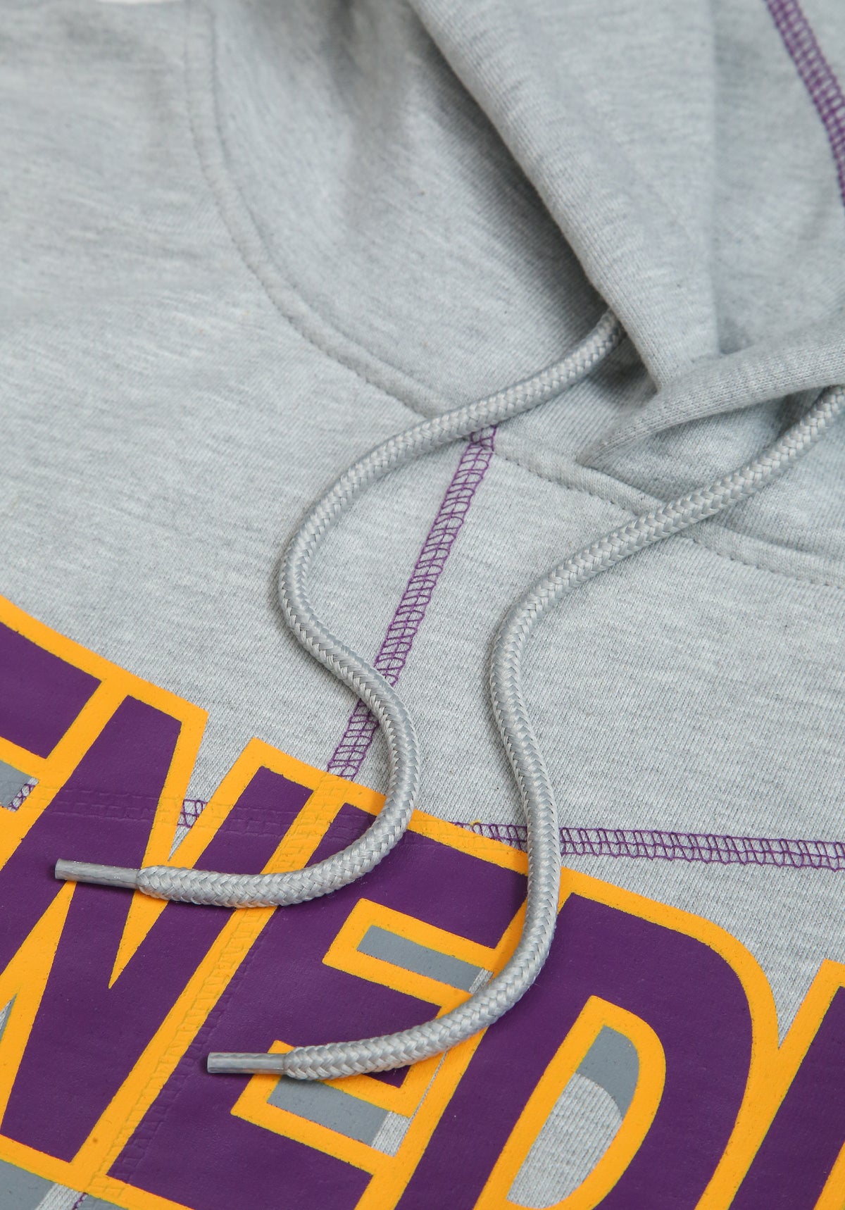 Benedict University 93 Frankenstein Hoodie MDH.Grey / Purple / Gold Benedict College Frankenstein Hoodie detail image